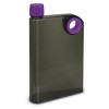 Black Purple Flat Bottles